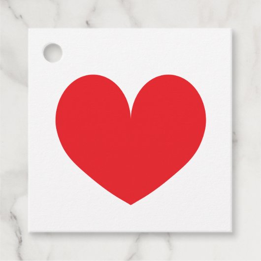 Gelukkige Valentijnsdag feest gunst cadeau labels (Voorkant)