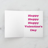 Gelukkige Valentijnsdag Feestdagen Kaart (Binnen)