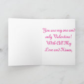 Gelukkige Valentijnsdag Feestdagen Kaart (Binnen)