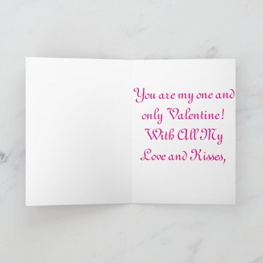 Gelukkige Valentijnsdag Feestdagen Kaart (Binnen)