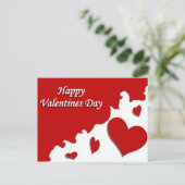 Gelukkige Valentijnsdag Feestdagenkaart (Staand voorkant)