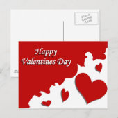 Gelukkige Valentijnsdag Feestdagenkaart (Voorkant / Achterkant)