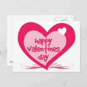 Gelukkige Valentijnsdag Feestdagenkaart (Voorkant / Achterkant)