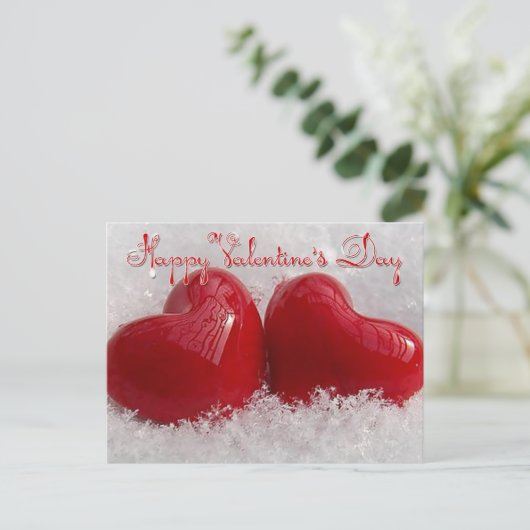 Gelukkige Valentijnsdag Feestdagenkaart (Staand voorkant)