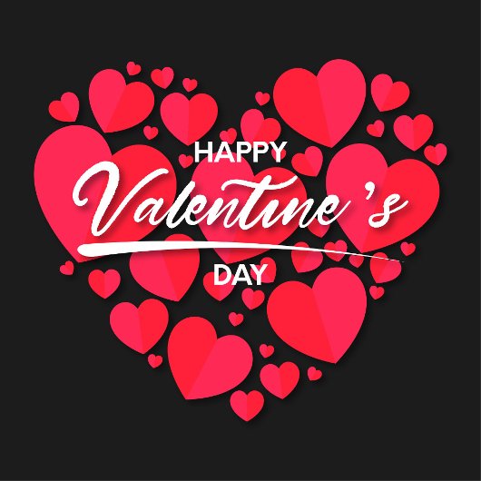 Gelukkige Valentijnsdag Feestdagenkaart