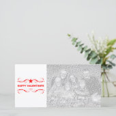 gelukkige valentijnsdag feestdagenkaart (Staand voorkant)