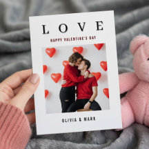 Gelukkige Valentijnsdag Foto Collage Liefde