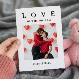 Gelukkige Valentijnsdag Foto Collage Liefde Feestdagenkaart