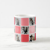 Gelukkige Valentijnsdag foto grid koppels Koffiemok (Center)