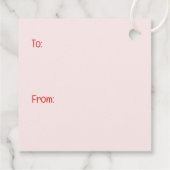 Gelukkige Valentijnsdag Franse Bulldog Bedankjes Labels (Achterkant)