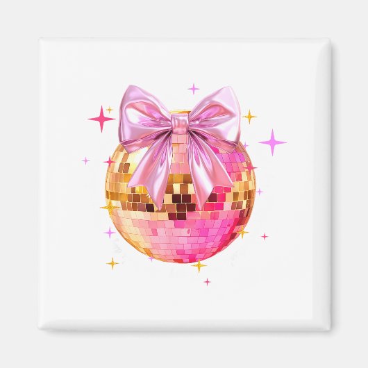 Gelukkige Valentijnsdag Funny Coquette Disco Bal G Magneet (Voorkant)