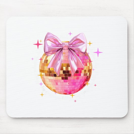 Gelukkige Valentijnsdag Funny Coquette Disco Bal G Muismat (Voorkant)