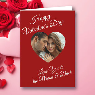 Gelukkige Valentijnsdag Gepersonaliseerde foto Kaart