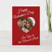 Gelukkige Valentijnsdag | Gepersonaliseerde foto Kaart (Voorkant)