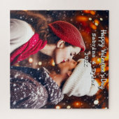 Gelukkige Valentijnsdag Gepersonaliseerde foto's e Legpuzzel (Horizontaal)