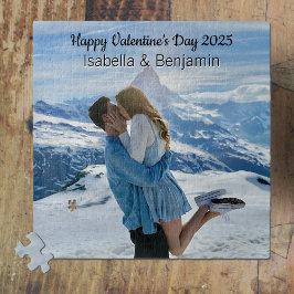 Gelukkige Valentijnsdag Gepersonaliseerde foto's e Legpuzzel