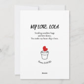 Gelukkige Valentijnsdag gevuld met de zoete geur Feestdagenkaart (Achterkant)