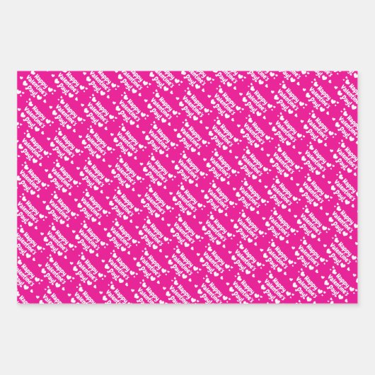 Gelukkige Valentijnsdag gewoonte Inpakpapier Vel (Voorkant 2)