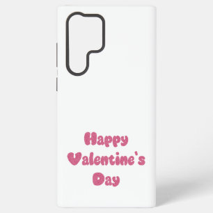 Gelukkige Valentijnsdag Glitter Samsung Galaxy Hoesje