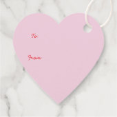 Gelukkige Valentijnsdag Golden Retriever Honden Bedankjes Labels (Achterkant)