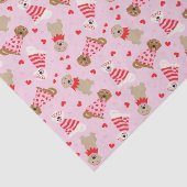 Gelukkige Valentijnsdag Golden Retriever Honden Tissuepapier (Detail)