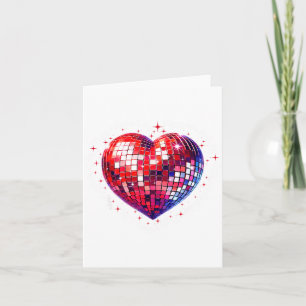 Gelukkige Valentijnsdag Grappige Coquette Rode Dis Kaart