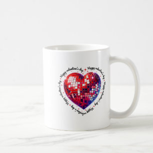 Gelukkige Valentijnsdag Grappige Coquette Rode Dis Koffiemok
