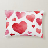 Gelukkige Valentijnsdag Grappige Pun Black Cat Accent Kussen (Achterkant)