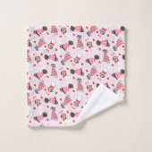 Gelukkige Valentijnsdag Grote Deen Honden Bad Handdoek (Wasdoekje)