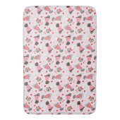 Gelukkige Valentijnsdag Grote Deen Honden Badmat (Voorkant Verticaal)