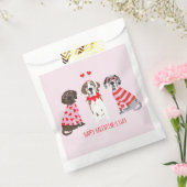 Gelukkige Valentijnsdag Grote Deen Honden Bedankzakje (Gezegeld)