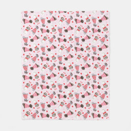 Gelukkige Valentijnsdag Grote Deen Honden Fleece Deken