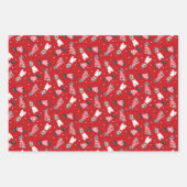 Gelukkige Valentijnsdag Grote Deen Honden Inpakpapier Vel (Voorkant 2)