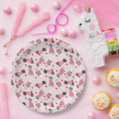 Gelukkige Valentijnsdag Grote Deen Honden Papieren Bordje (Feest)