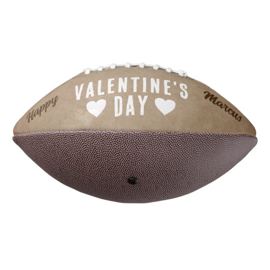 Gelukkige Valentijnsdag Hart 2 Foto's American Football (Gedraaid 270)