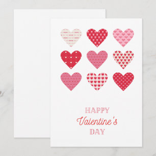 Gelukkige Valentijnsdag Hart Kaart