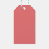 Gelukkige Valentijnsdag Hart Liefde Cadeaulabel (Achterkant)
