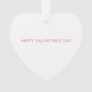 Gelukkige Valentijnsdag Hart XOXO Moderne Typograf Ornament