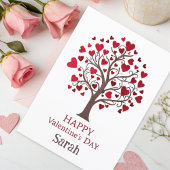 Gelukkige Valentijnsdag harten Kaart