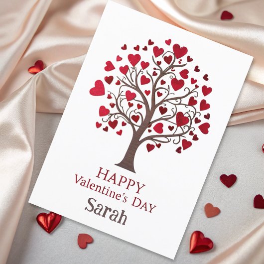 Gelukkige Valentijnsdag harten Kaart