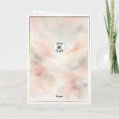 Gelukkige Valentijnsdag Harten met aangepaste name Kaart (Achterkant)