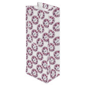 Gelukkige Valentijnsdag Harten Wijn Gift Bag Wijn Cadeautas (Achterkant Gekanteld)