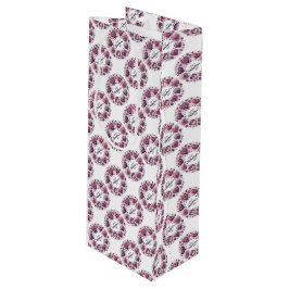 Gelukkige Valentijnsdag Harten Wijn Gift Bag Wijn Cadeautas