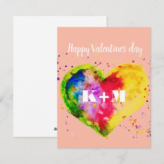 Gelukkige Valentijnsdag Homostel LGBT Feestdagenkaart (Voorkant / Achterkant)