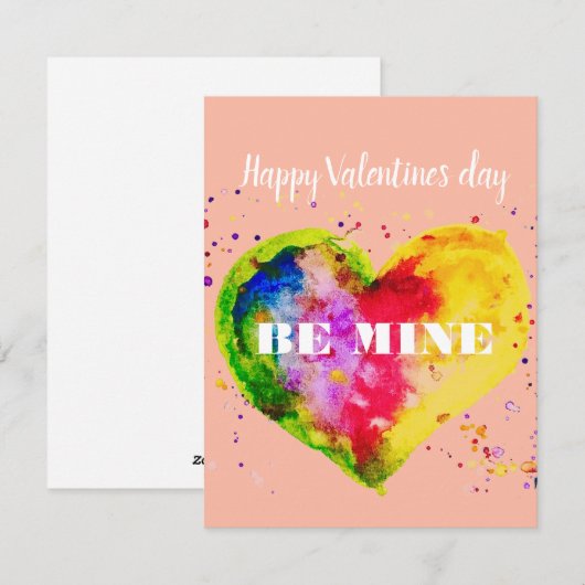 Gelukkige Valentijnsdag Homostel LGBT Feestdagenkaart (Voorkant / Achterkant)