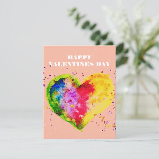 Gelukkige Valentijnsdag Homostel LGBT Feestdagenkaart (Staand voorkant)