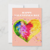 Gelukkige Valentijnsdag Homostel LGBT Feestdagenkaart (Voorkant)