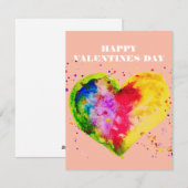 Gelukkige Valentijnsdag Homostel LGBT Feestdagenkaart (Voorkant / Achterkant)