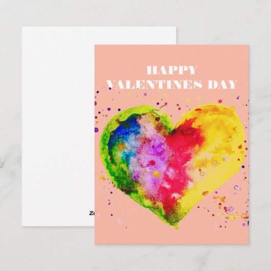 Gelukkige Valentijnsdag Homostel LGBT Feestdagenkaart (Voorkant / Achterkant)