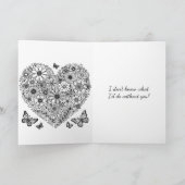 Gelukkige Valentijnsdag Honing | kleurplaat Kaart (Binnen)